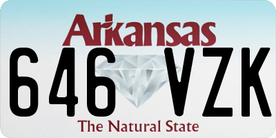 AR license plate 646VZK