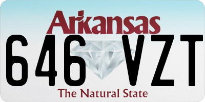 AR license plate 646VZT
