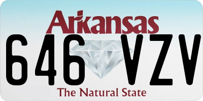 AR license plate 646VZV