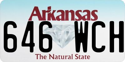 AR license plate 646WCH