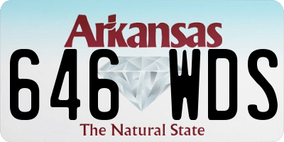 AR license plate 646WDS