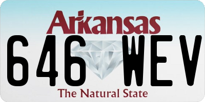 AR license plate 646WEV