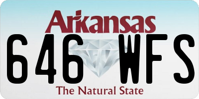 AR license plate 646WFS
