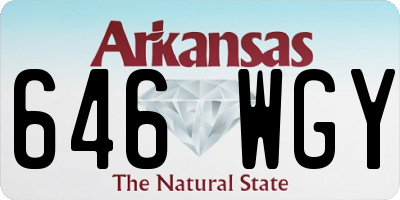 AR license plate 646WGY