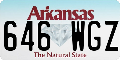 AR license plate 646WGZ
