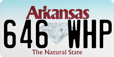 AR license plate 646WHP