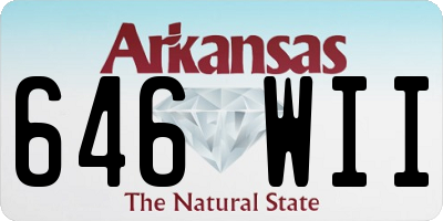 AR license plate 646WII