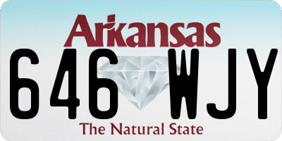 AR license plate 646WJY