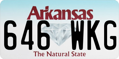 AR license plate 646WKG