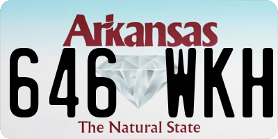 AR license plate 646WKH