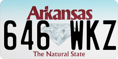 AR license plate 646WKZ