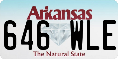 AR license plate 646WLE