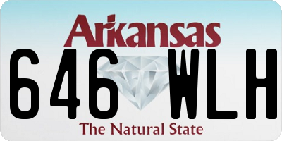 AR license plate 646WLH