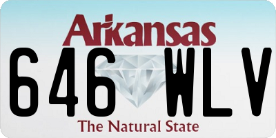 AR license plate 646WLV