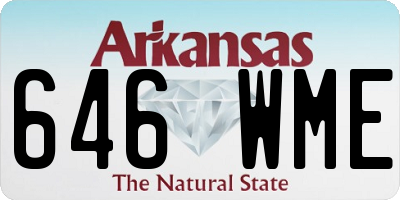 AR license plate 646WME