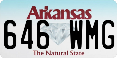 AR license plate 646WMG