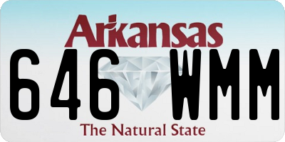 AR license plate 646WMM