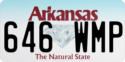 AR license plate 646WMP