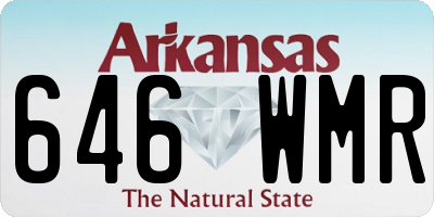 AR license plate 646WMR