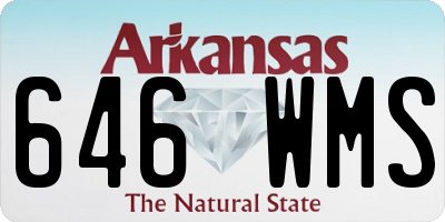 AR license plate 646WMS