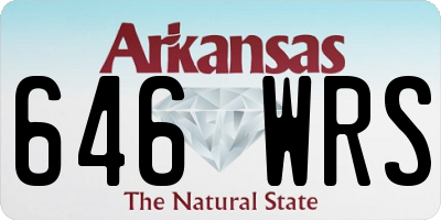 AR license plate 646WRS
