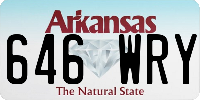 AR license plate 646WRY