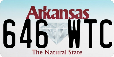 AR license plate 646WTC