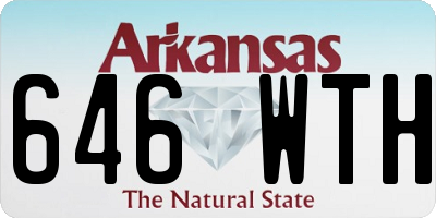 AR license plate 646WTH