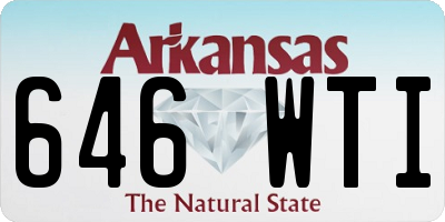 AR license plate 646WTI