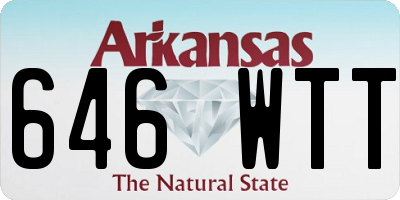 AR license plate 646WTT