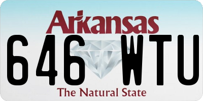 AR license plate 646WTU