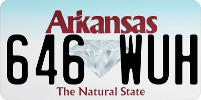 AR license plate 646WUH