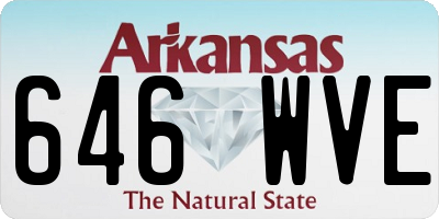 AR license plate 646WVE