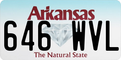 AR license plate 646WVL