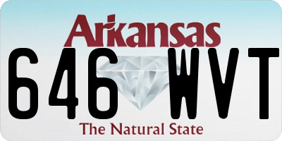 AR license plate 646WVT