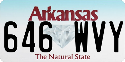 AR license plate 646WVY