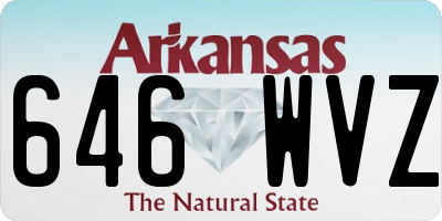 AR license plate 646WVZ