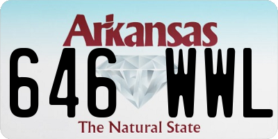 AR license plate 646WWL