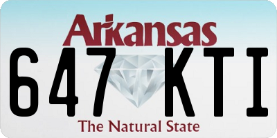 AR license plate 647KTI