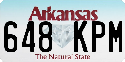 AR license plate 648KPM