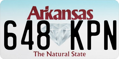 AR license plate 648KPN