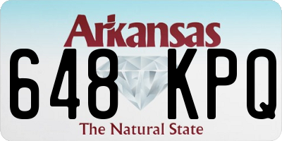 AR license plate 648KPQ