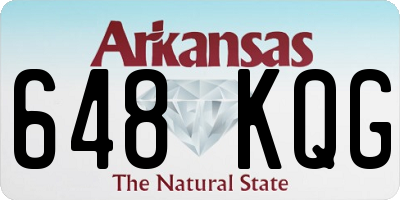 AR license plate 648KQG