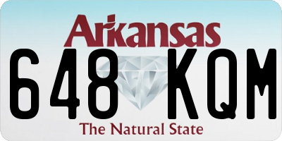 AR license plate 648KQM
