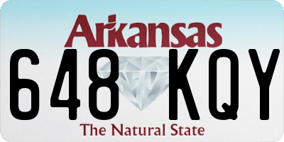 AR license plate 648KQY