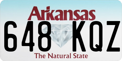 AR license plate 648KQZ