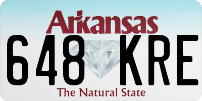 AR license plate 648KRE