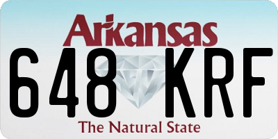 AR license plate 648KRF