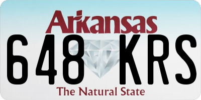 AR license plate 648KRS