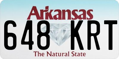 AR license plate 648KRT